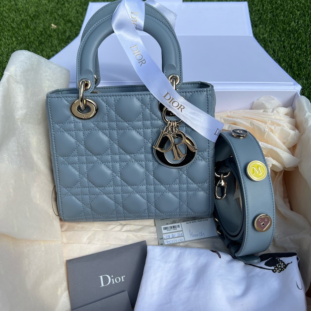 ❌SOLD❌ Christian DIOR Small Lady DIOR Cloud Blue